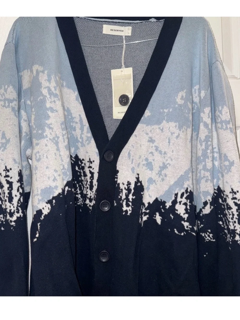 Reserved cardigan mountain